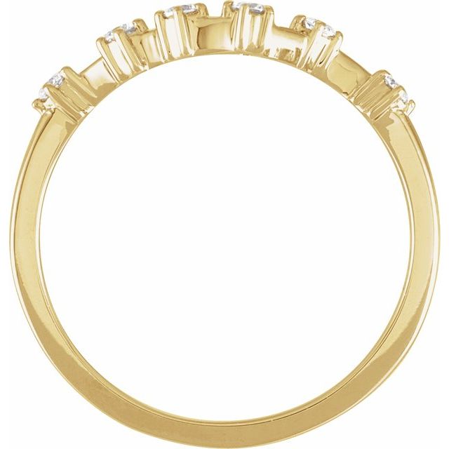 Diamond Zodiac Constellation Ring Pisces