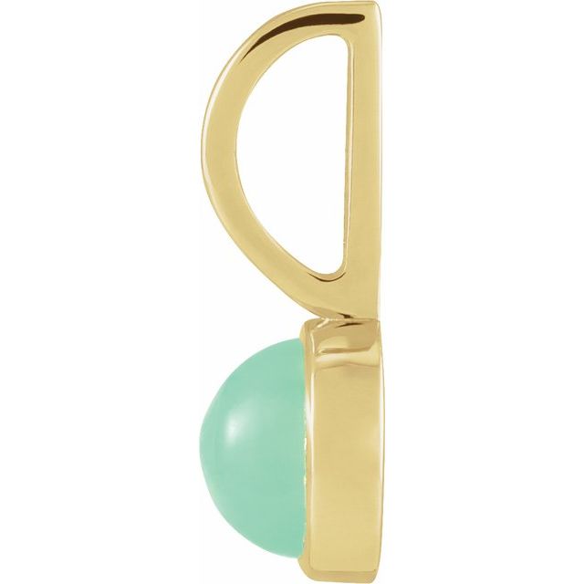 Natural Chrysoprase Charm Pendant