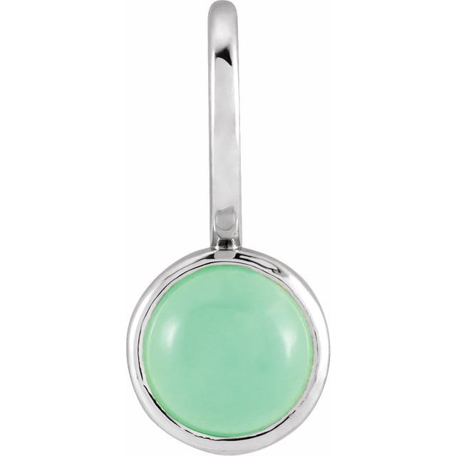Natural Chrysoprase Charm Pendant