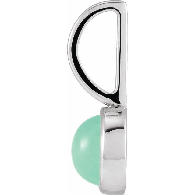 Natural Chrysoprase Charm Pendant