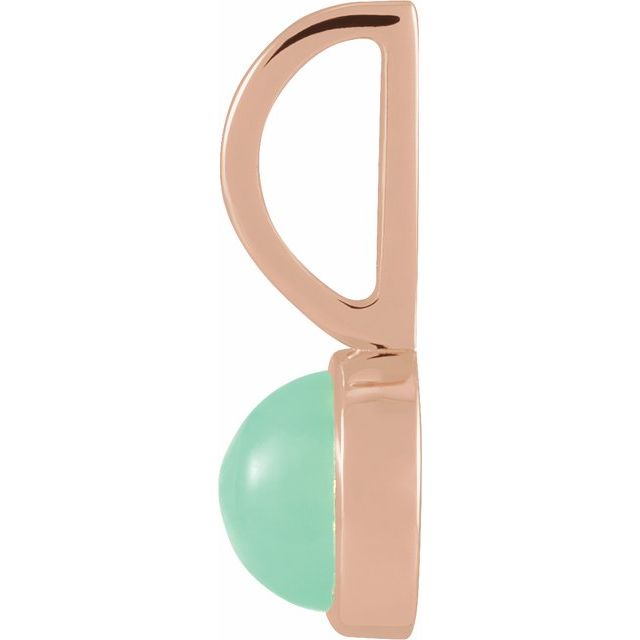 Natural Chrysoprase Charm Pendant