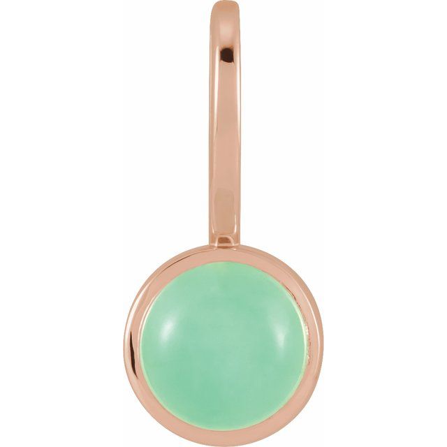 Natural Chrysoprase Charm Pendant