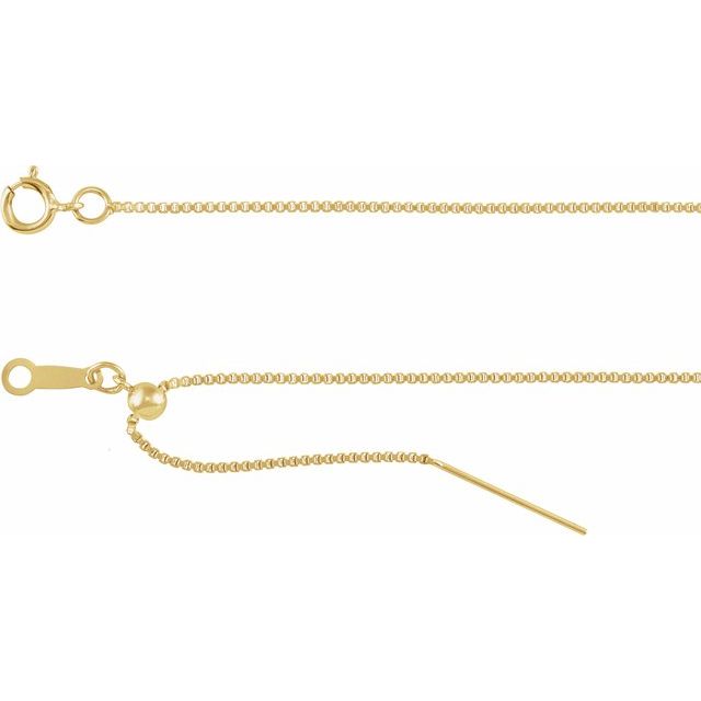 Adjustable Threader Box Chain Bracelet