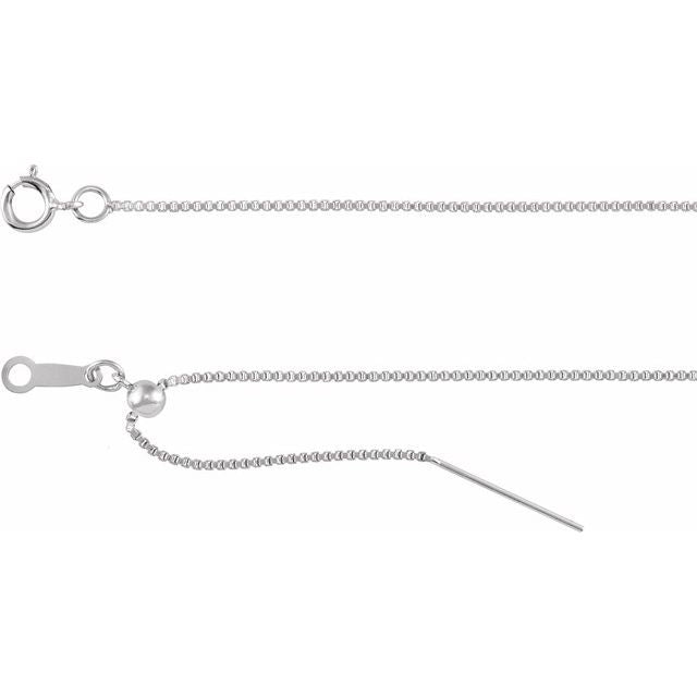 Adjustable Threader Box Chain Bracelet