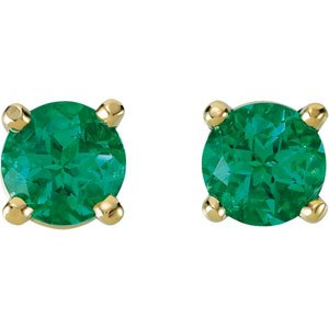 Dorothy Emerald Earring Studs