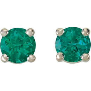 Dorothy Emerald Earring Studs