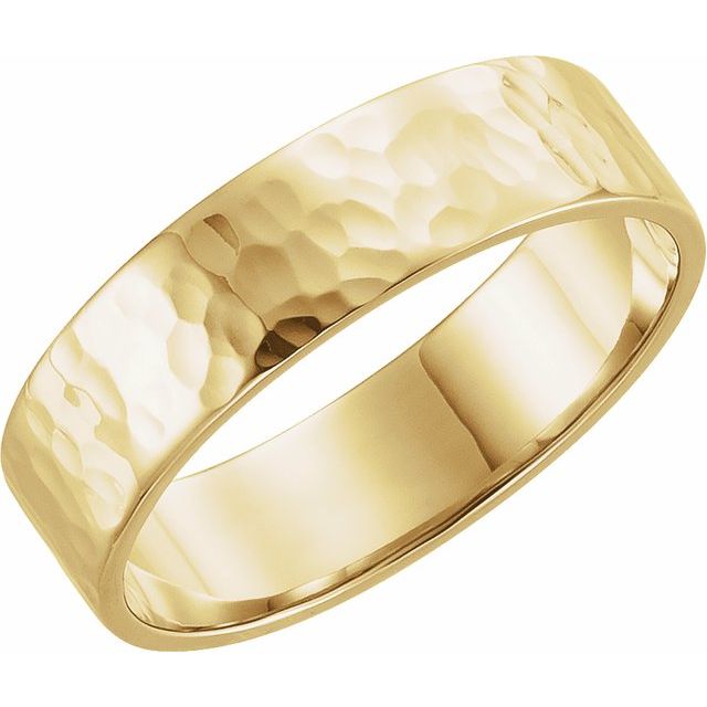 Hammered Finish Boyfriend Band