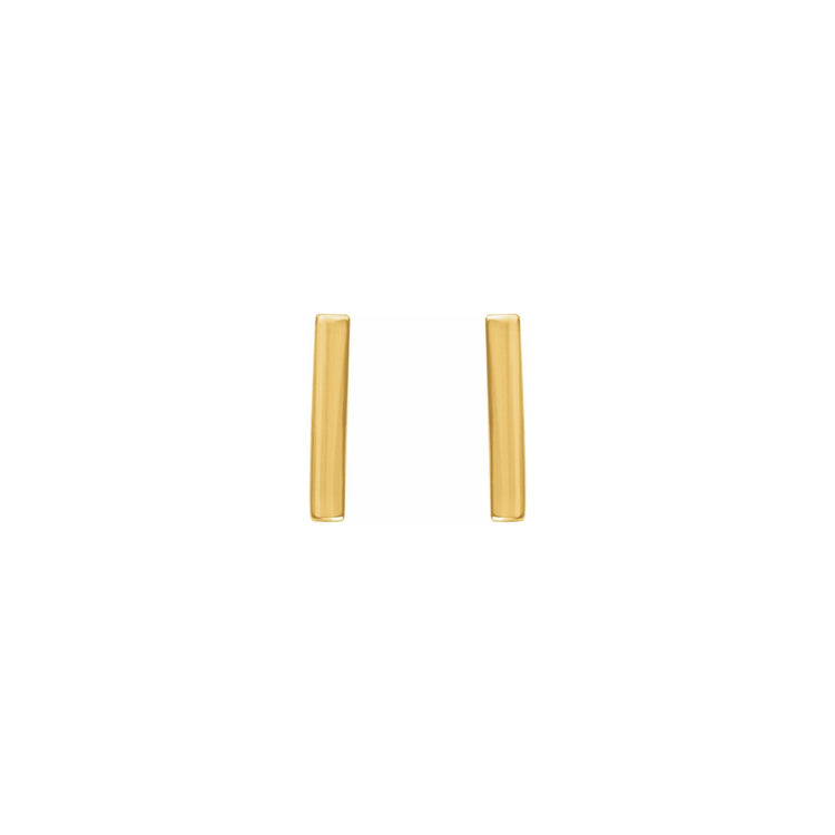 Fine Gold Bar Earring