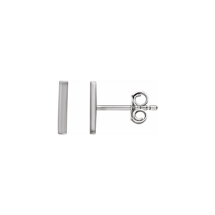 Fine Gold Bar Earring
