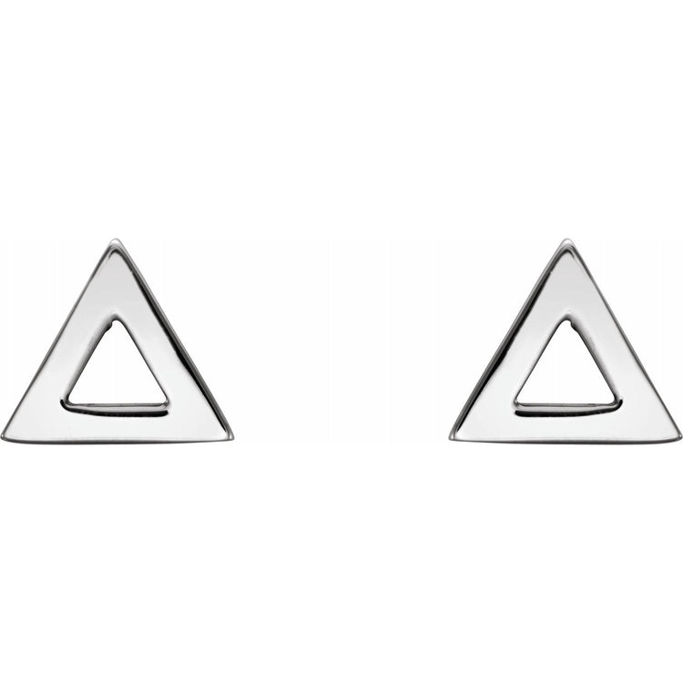 Gold Triangle Studs
