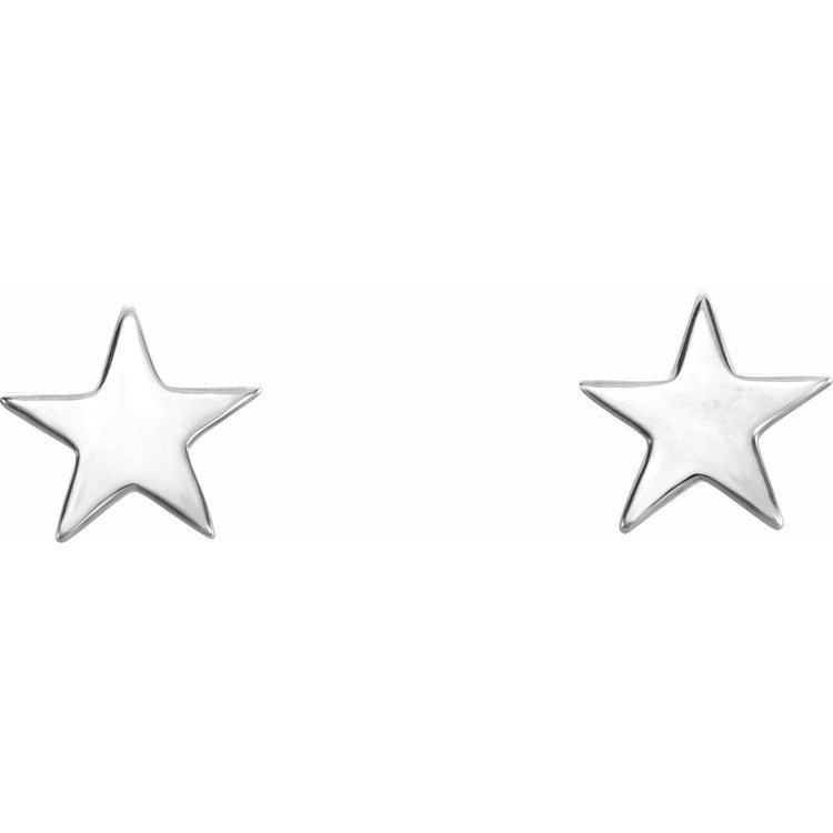 Gold Star Earrings