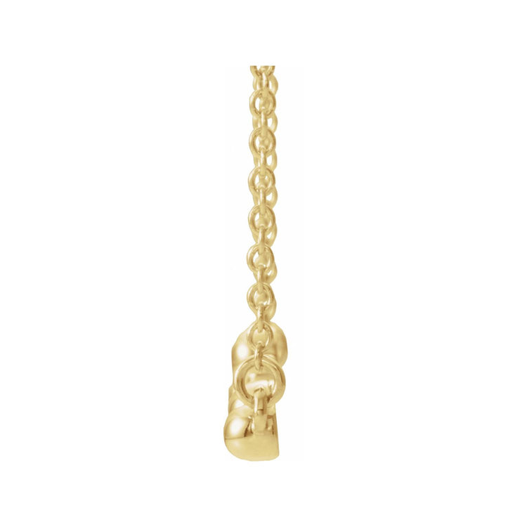 Blue Rubi Constellation Bar Necklace