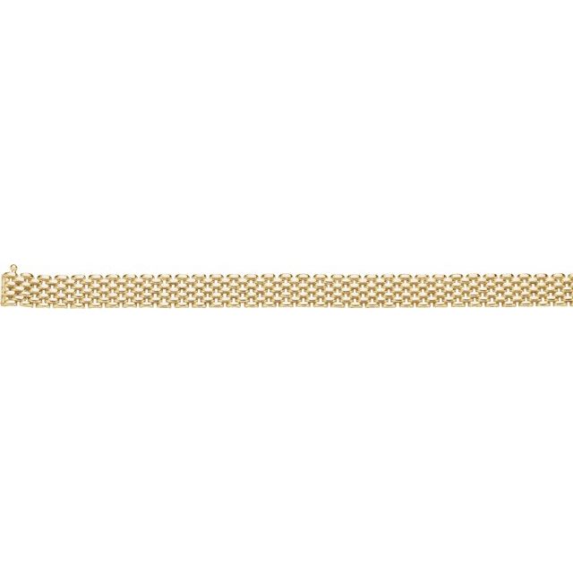 Yellow Panther Chain Bracelet