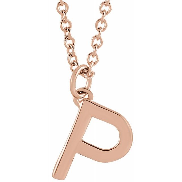 Petite Initial Dangle Necklace