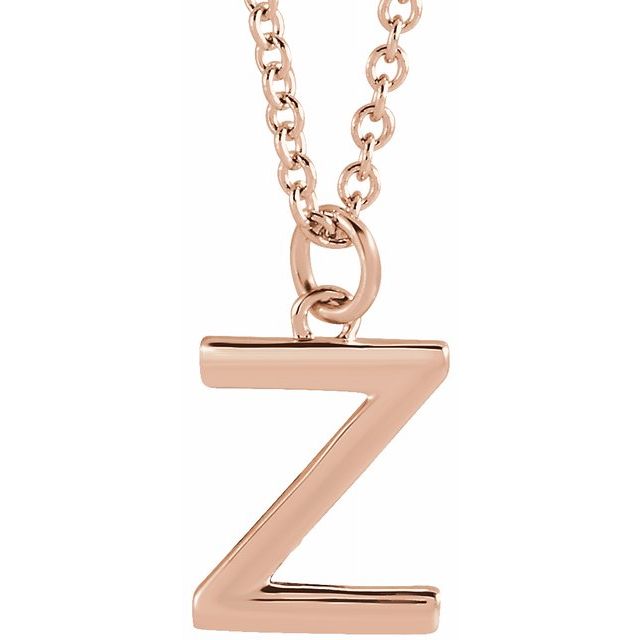 Petite Initial Dangle Necklace