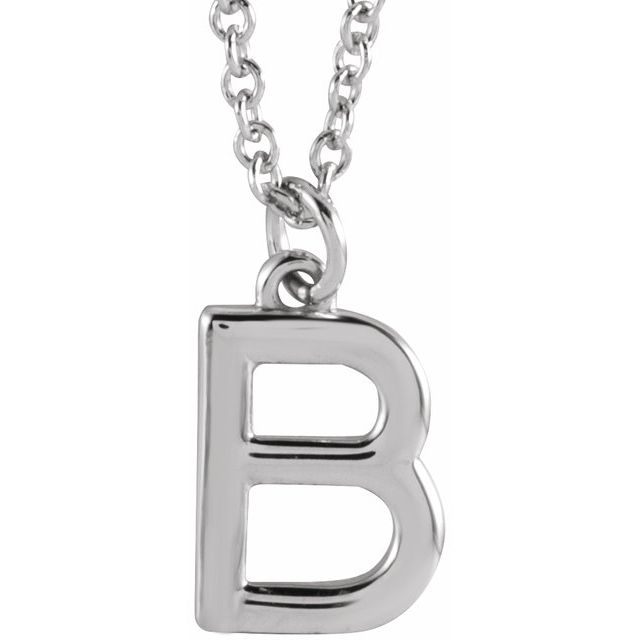 Petite Initial Dangle Necklace