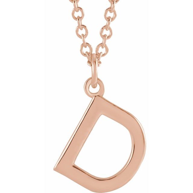 Petite Initial Dangle Necklace