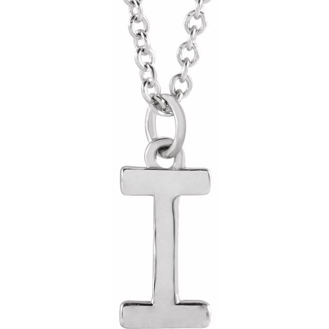 Petite Initial Dangle Necklace