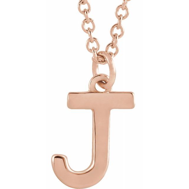 Petite Initial Dangle Necklace
