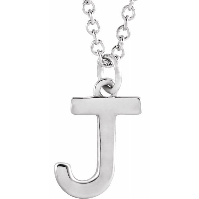Petite Initial Dangle Necklace