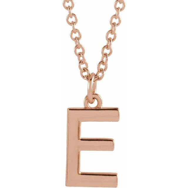 Petite Initial Dangle Necklace