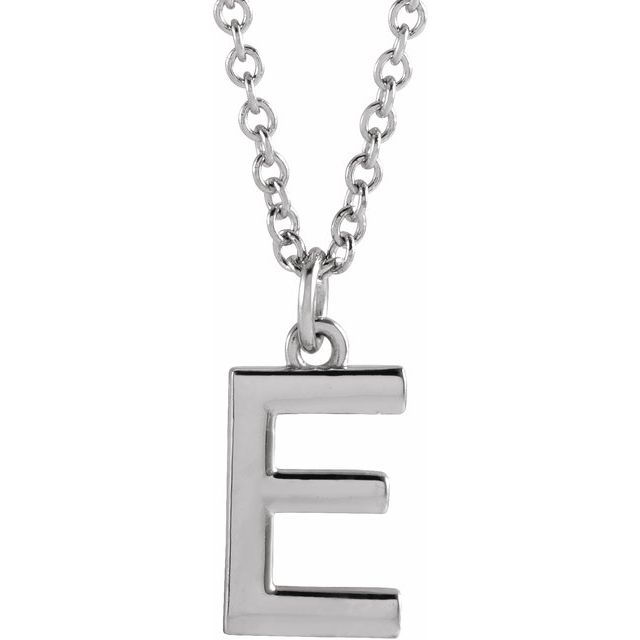 Petite Initial Dangle Necklace