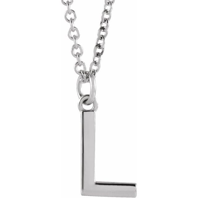 Petite Initial Dangle Necklace
