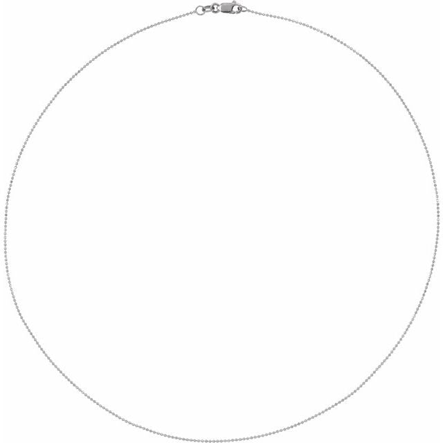 14K Gold Diamond-Cut Bead Chain