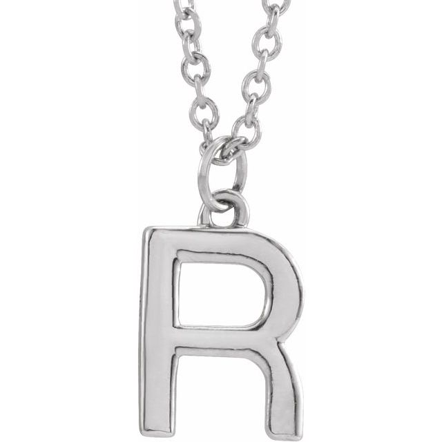 Petite Initial Dangle Necklace