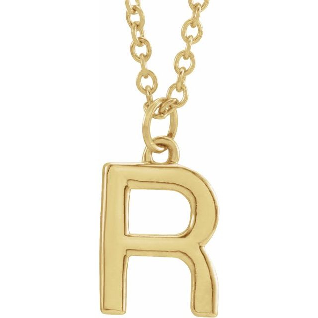 Petite Initial Dangle Necklace