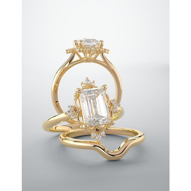 Emerald Cut Engagement Ring