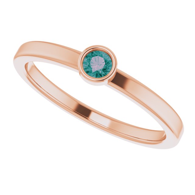 June Birthstone Natural Alexandrite Ring