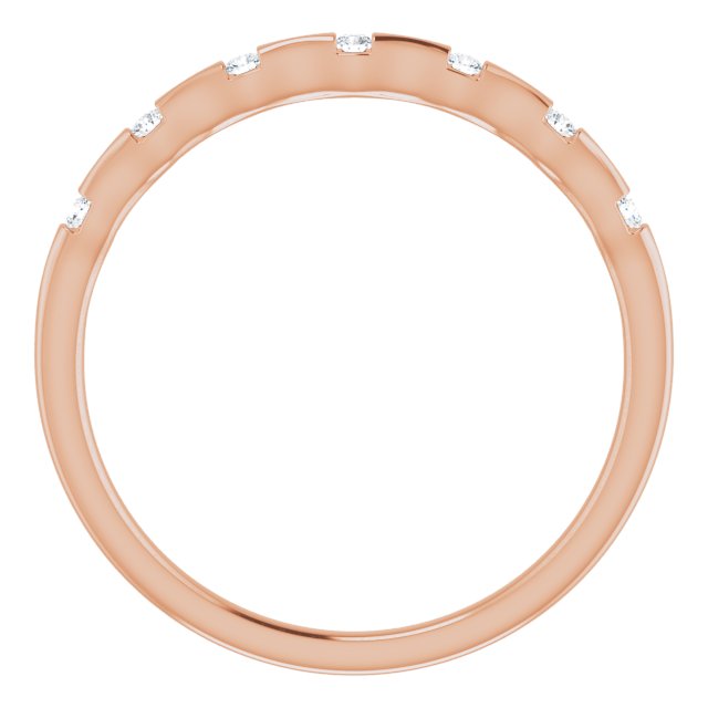 Gold & Diamonds Stackable Infinity Ring