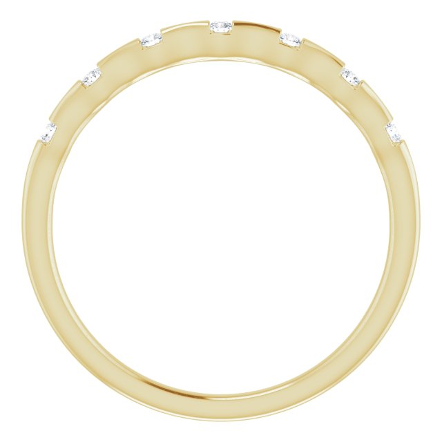 Gold & Diamonds Stackable Infinity Ring