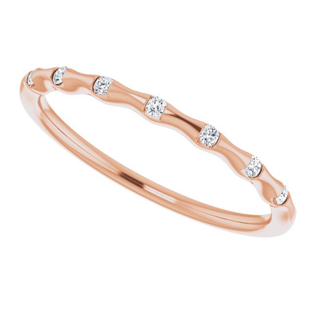 Gold & Diamonds Stackable Infinity Ring