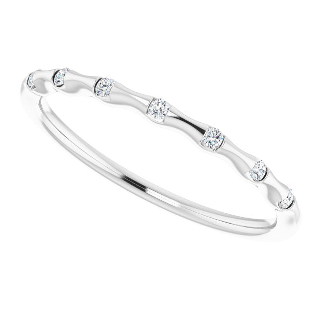 Gold & Diamonds Stackable Infinity Ring
