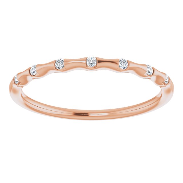 Gold & Diamonds Stackable Infinity Ring
