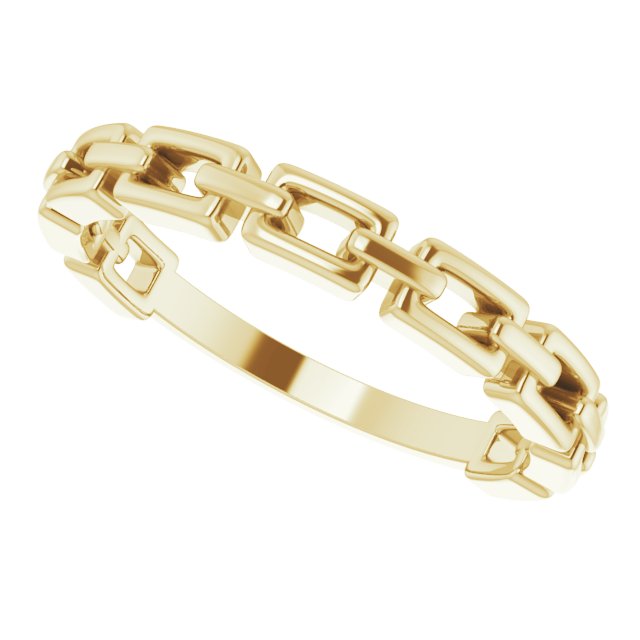 Gold Chain Link Ring