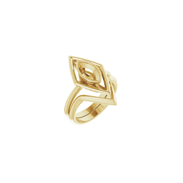 Marquise Statement Engagement Ring