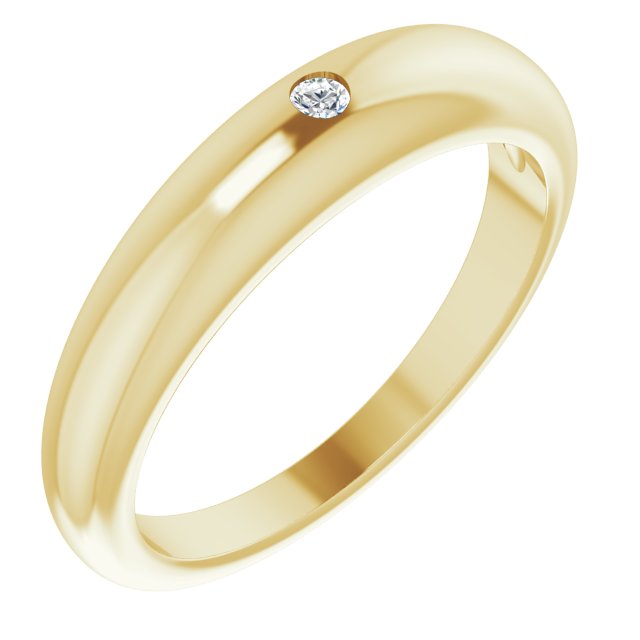 Diamond Petite Dome Ring