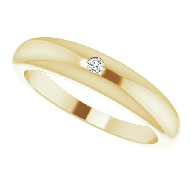 Diamond Petite Dome Ring