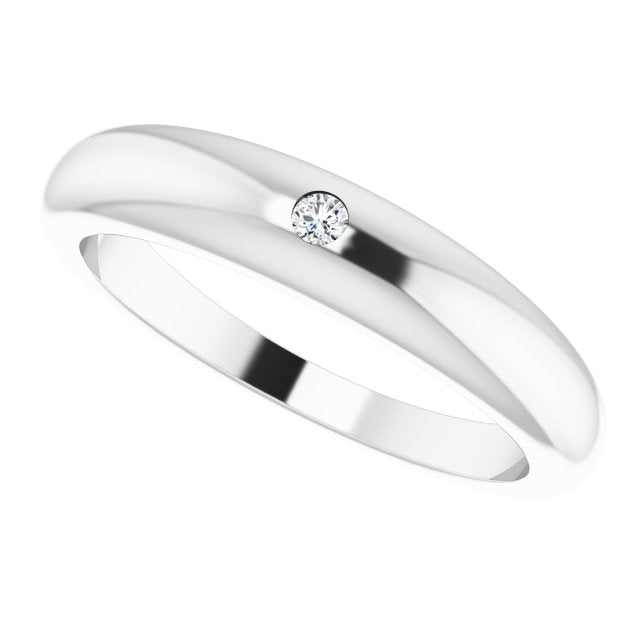 Diamond Petite Dome Ring