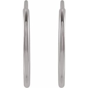 Endless Hoop Gold Earrings