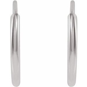 Endless Hoop Gold Earrings