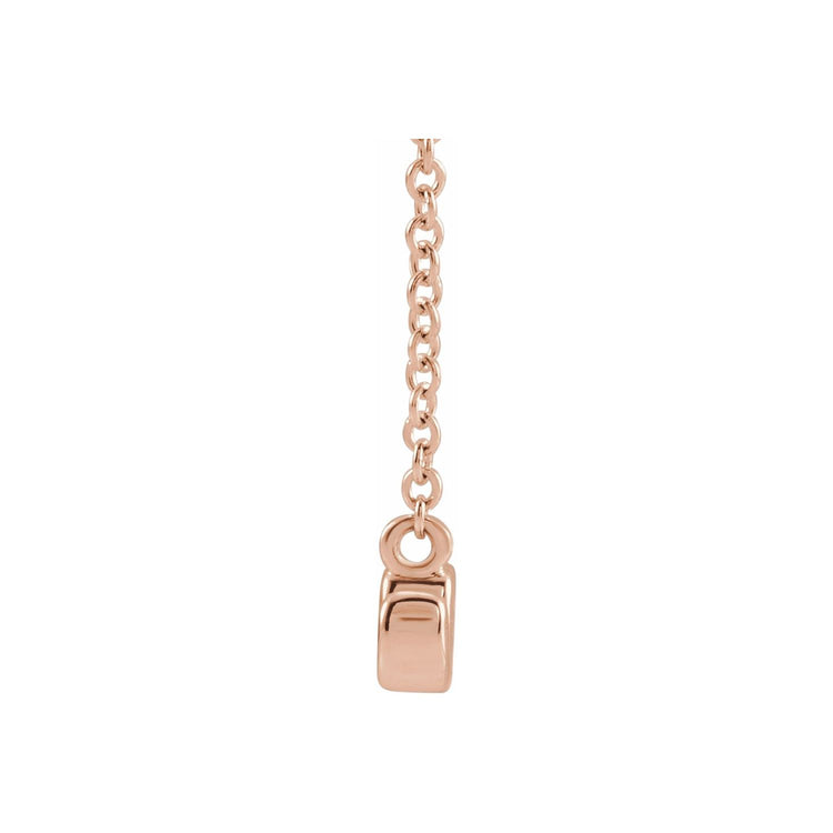 Petite Script Mom Necklace