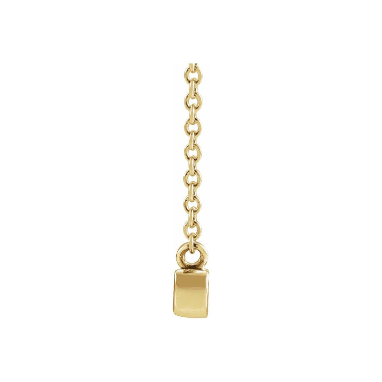 Petite Script Mama Necklace