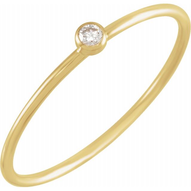 Tiny Diamond Stackable Ring