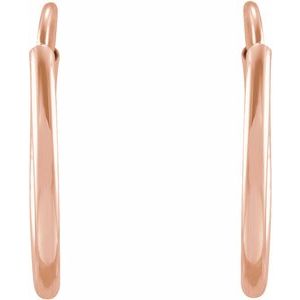 Endless Hoop Gold Earrings