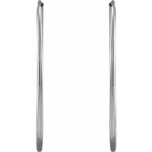 Endless Hoop Gold Earrings