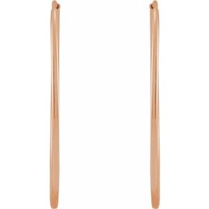 Endless Hoop Gold Earrings